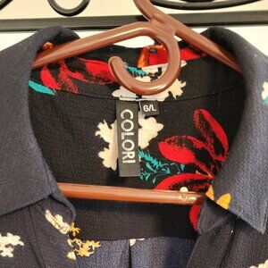 Colori Floral Shirt size L